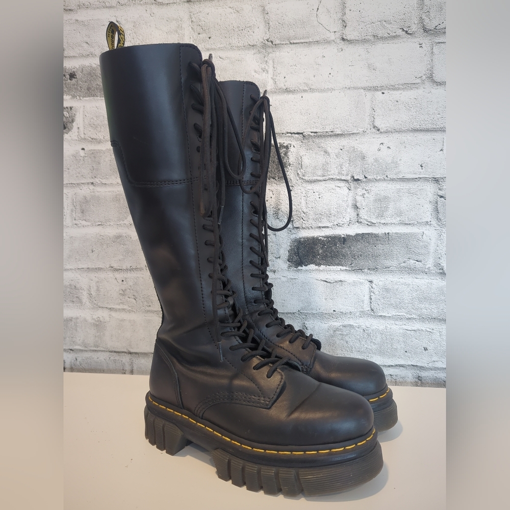 Dr. Martens Audrick Tall Platform Boots – Black – Women’s 9L